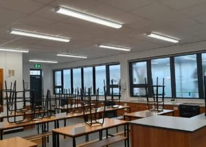 Completed classroom at Our Lady of Lourdes Secondary School in New Ross